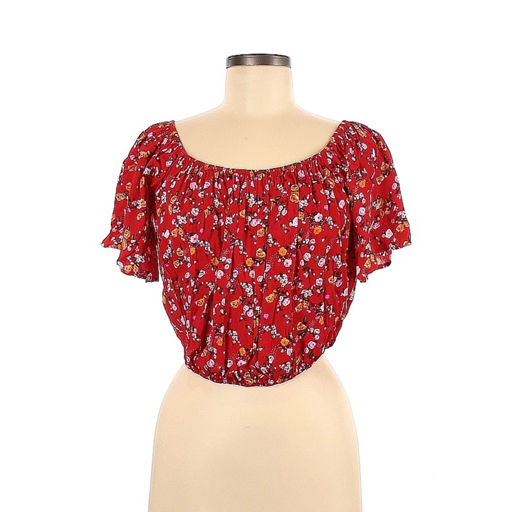 Forever 21 Floral Crop Top - Small